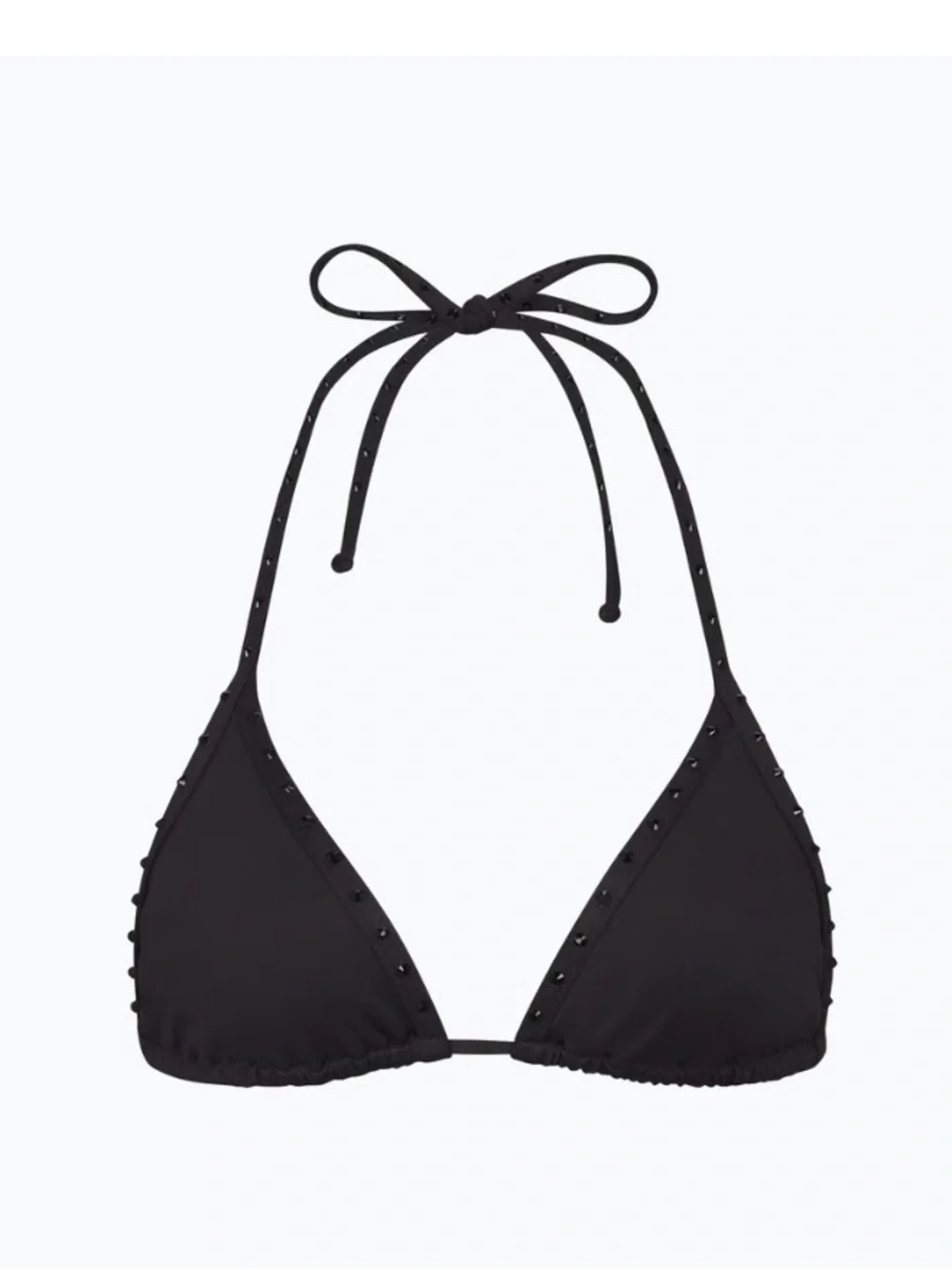 SKIMS RHINESTONE TRIANGLE SWIM BIKINI TOP